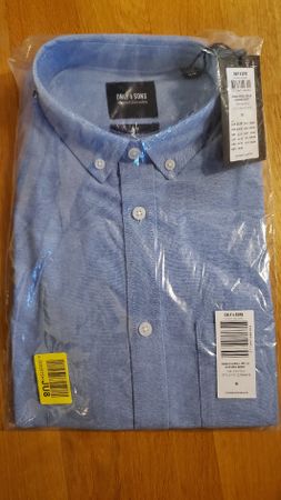 Hemd hellblau Gr M Slim Fit - Neu