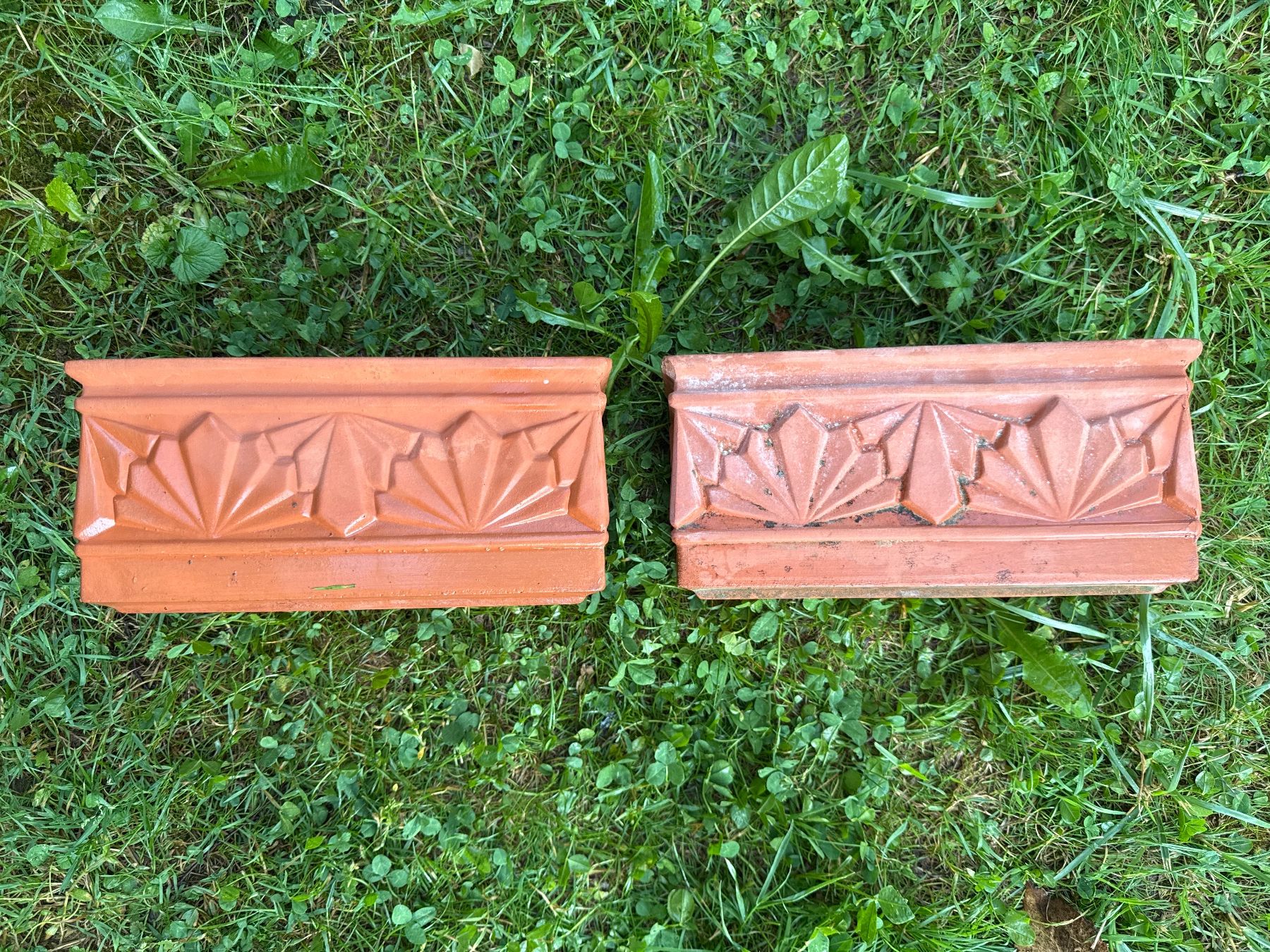 Vasi per fiori: 2 Terrakotta Blumenkästen – Usato da Zürich venduto da ant_y7gd 5