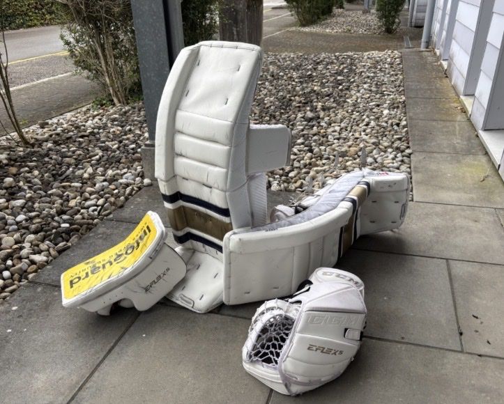 Protezioni & Imbottiture: Original EVZ Goalieset #30 Leonardo Genoni – Usato da Kallnach venduto da Chaesi89 2