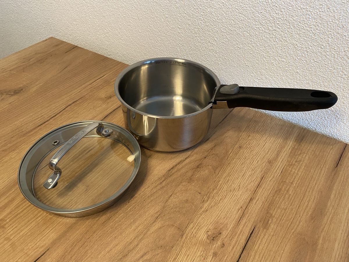 Tefal Pentole: Edelstahltopf Tefal mit Glasdeckel 16cm – Nuovo (secondo la descrizione) da Zürich venduto da _cns_