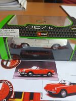 Bburago Alfa Romeo Spider mit Katalog 1:32 weiss