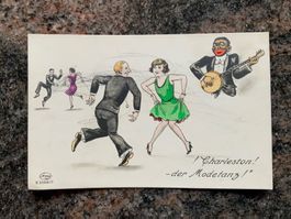 Ansichtskarte, Charleston! - der Modetanz, ungelaufen