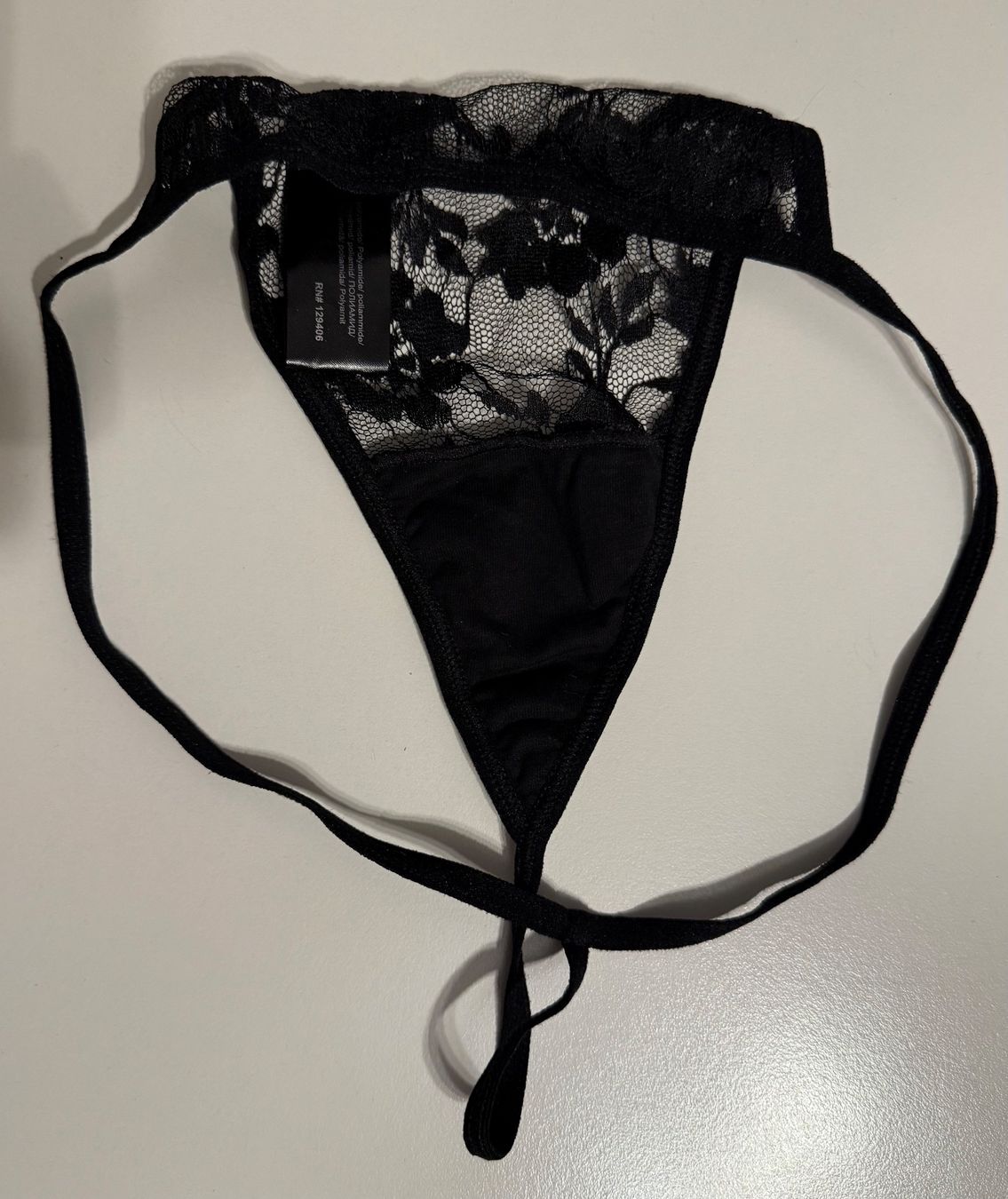 Altra biancheria intima: Schwarzer String / Tanga von Bodyflirt - Grösse 40 / 42 – Usato da Altdorf UR venduto da Mini037 2