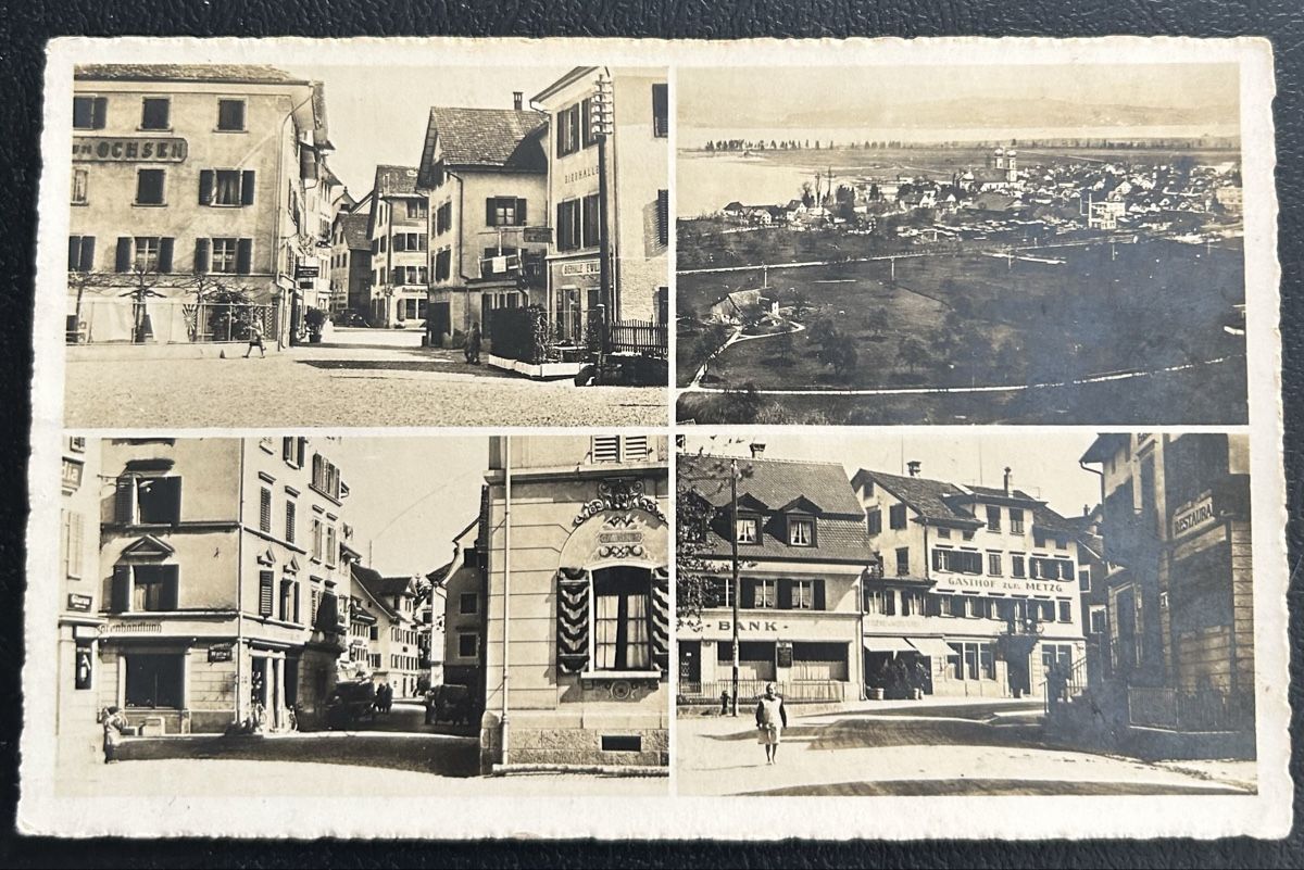 Cartes postales: AK Lachen 4-Bildrig  – D'occasion à Horw par Tellbub