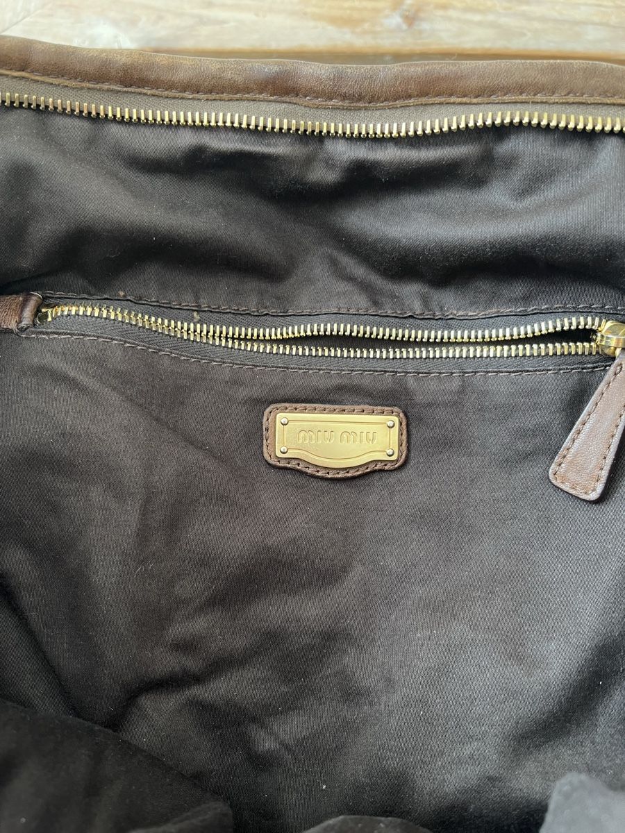 Miu Miu Borse da donna: Miu Miu Handtasche, Leder, braun – Usato da Zürich venduto da Starstone 2