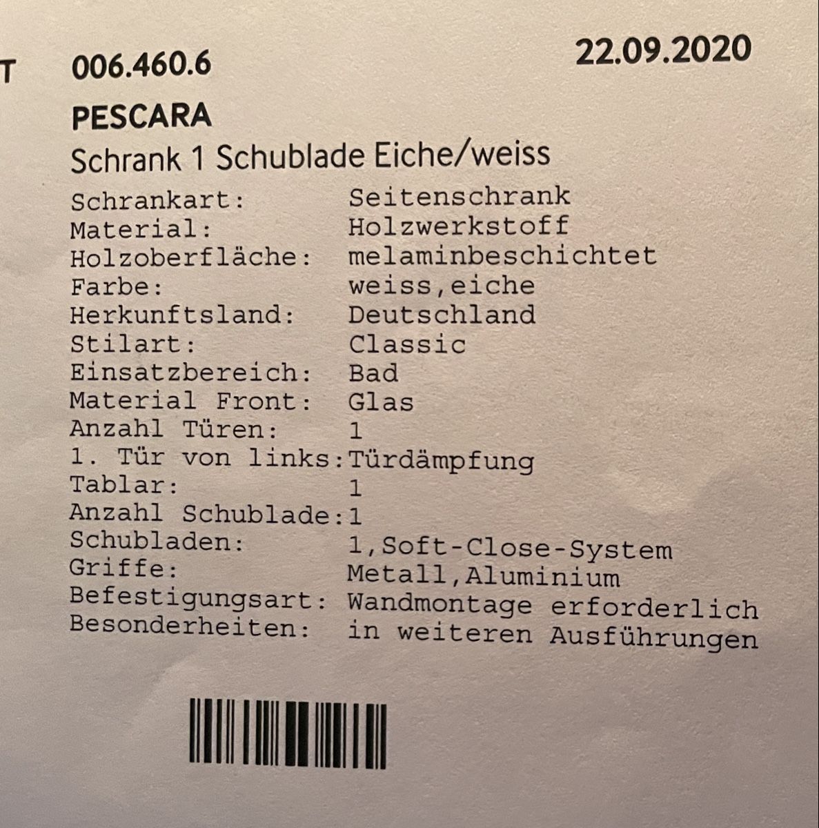 Pfister Schränke: Badezimmermöbel Schrank 85cm – Neu (gemäss Beschreibung) aus Suhr von Occasion_2026 6
