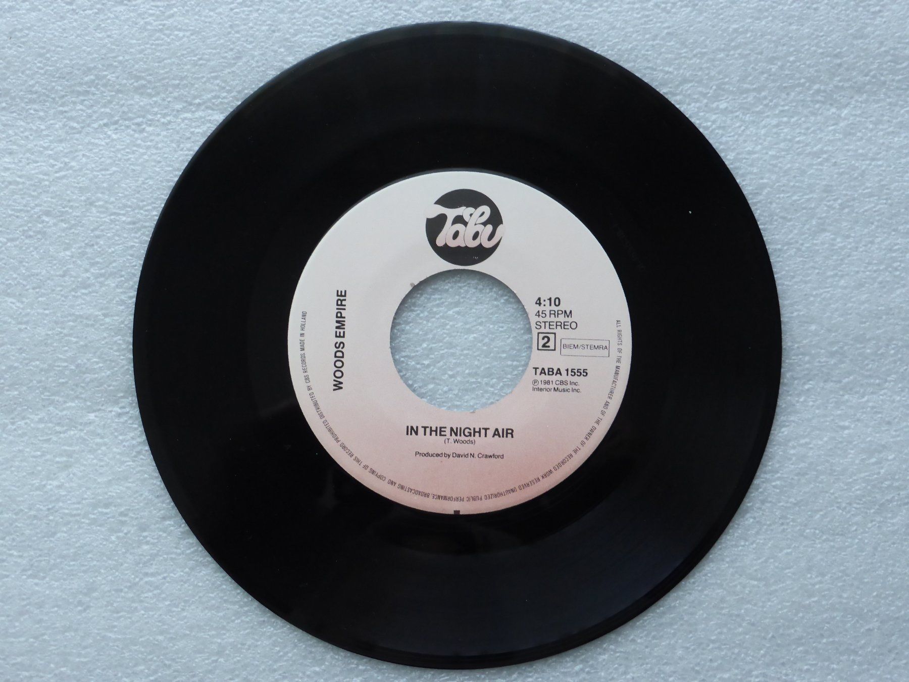 Dischi in vinile: Vinyl Single   WOODS EMPIRE – Usato da Küssnacht am Rigi venduto da Mondkinder 2