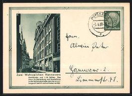 Ganzsache PP127B6 /04: Hannover, Gesch