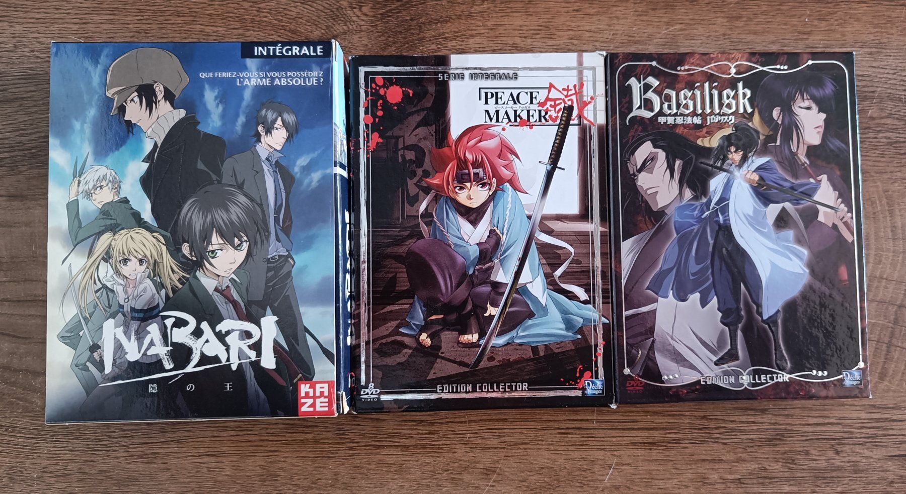 Tous les DVDs: Pack Anime - 3 Séries Intégrales - 74 Episodes - 23 DVD – D'occasion à Fribourg par gzi_7tpn