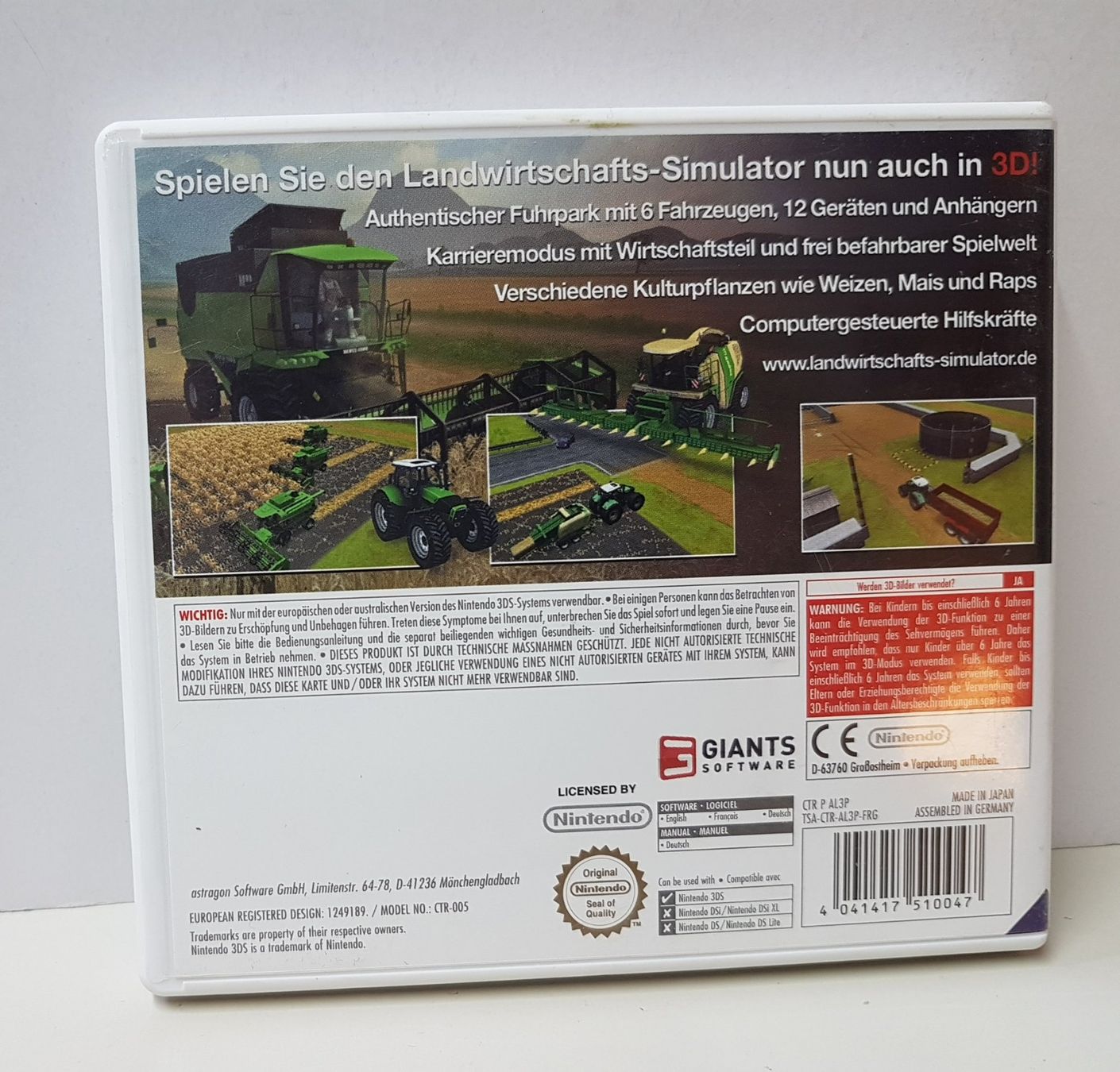 Nintendo Giochi: 😎Landwirtschafts Simulator 3D!  / 3DS – Usato da Schüpfheim venduto da Games_Spielkonsolen 2