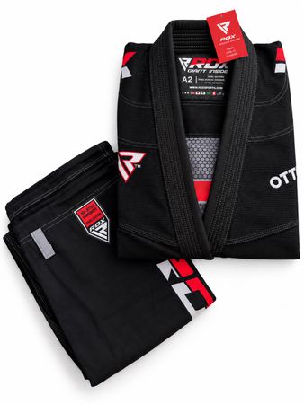 Jiu-Jitsu Kimono RDX - Schwarz NEU mit Etikett Gr. A2 (M)
