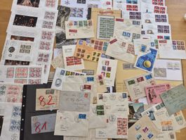 Briefmarken und Faltbriefe Sammlung Schweiz ab alten ●● 25