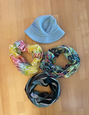 4-teiliges Winter-Accessoires -Set / 1Hut & 3 Rundschals