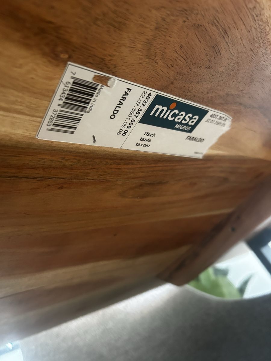Micasa Tavoli: Gut erhaltener Micasa Esstisch  – Usato da St. Gallen venduto da Dario.Ruckli 8