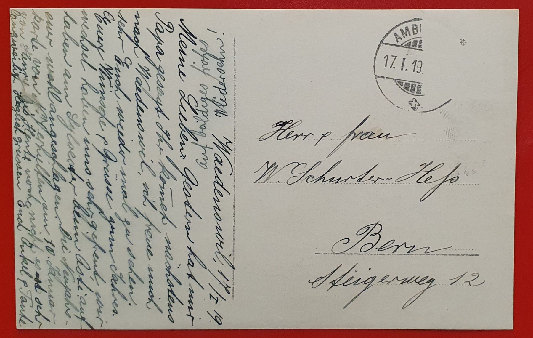 Ansichtskarten: Wädenswil 1919 – Gebraucht aus Kreuzlingen von Rschweiz1 1