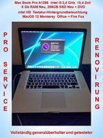 MacBookProA1286 2.4GHz 15,4Zoll 8/250GB Monterey + Office