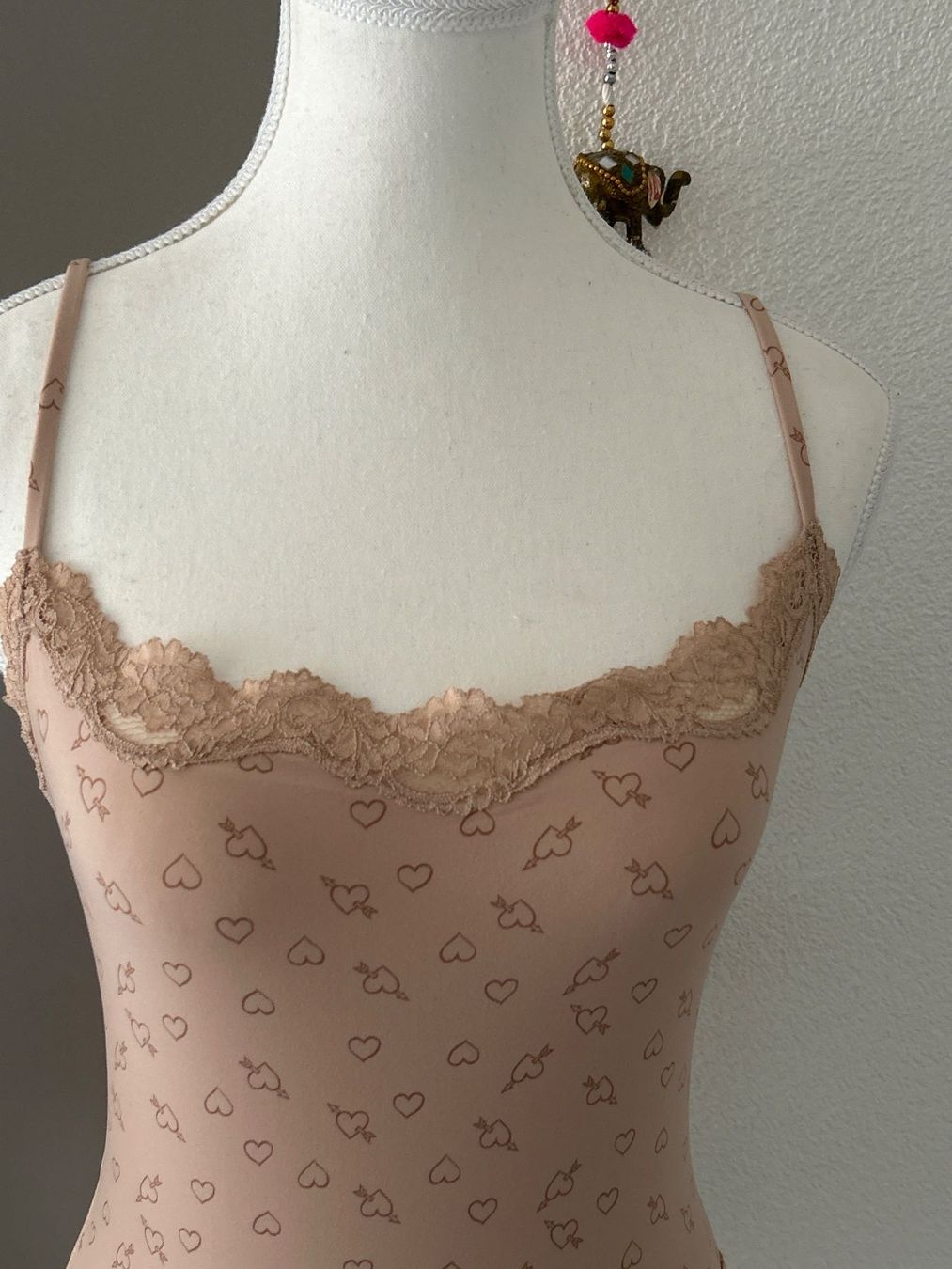 Skims Altra biancheria intima: Body hellbraun mit Spitze und Muster von Skims Gr. M – Usato da Brunnen venduto da Nala2929 1