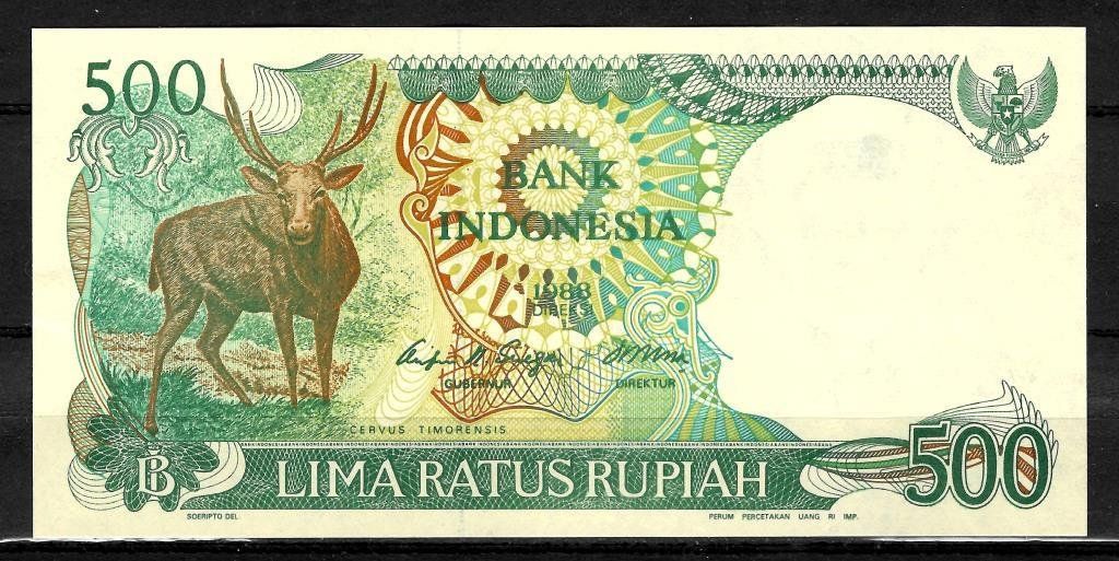Banconote: 1988 Indonesia Banknote 500 Rupiah – Nuovo (secondo la descrizione) da Sorengo venduto da eme_wk9w