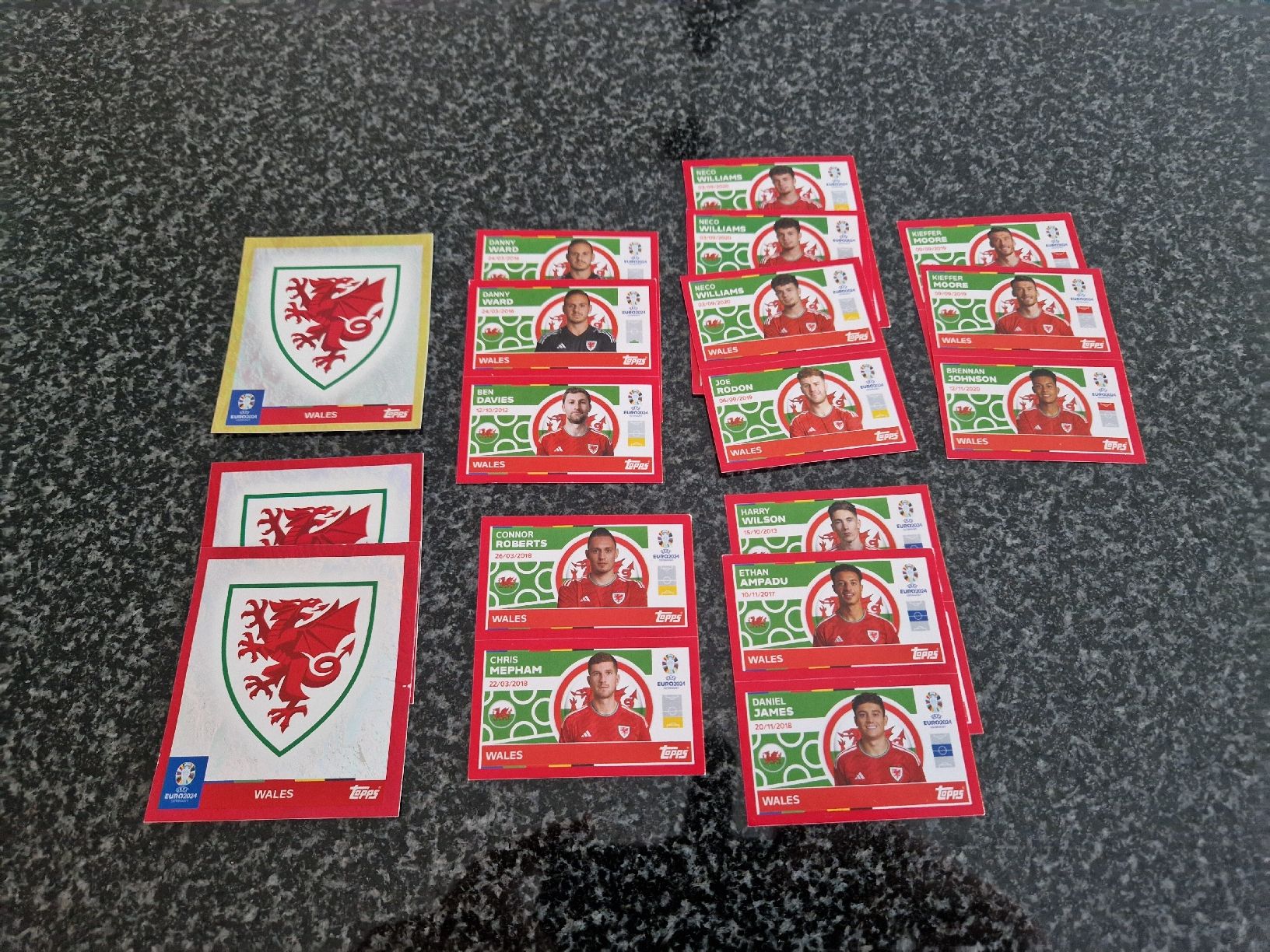 Topps Carte collezionabili: Topps Euro 2024 - Wales – Nuovo (secondo la descrizione) da Romont FR venduto da raj_sjv9 1