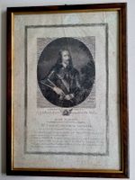 Original Kupferstich 1786 von Jaques Couché König Charles 1.