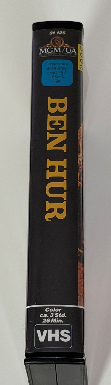 Tutti i VHS: VHS Ben Hur MGM/UA uncut original version – Usato da Altstätten SG venduto da sheamus 3