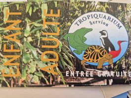 1 ticket enfant pour tropiquarium 