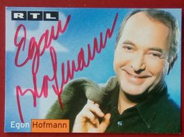 Egon Hofmann Autogramm signiert Fotopostkarte 10x15cm