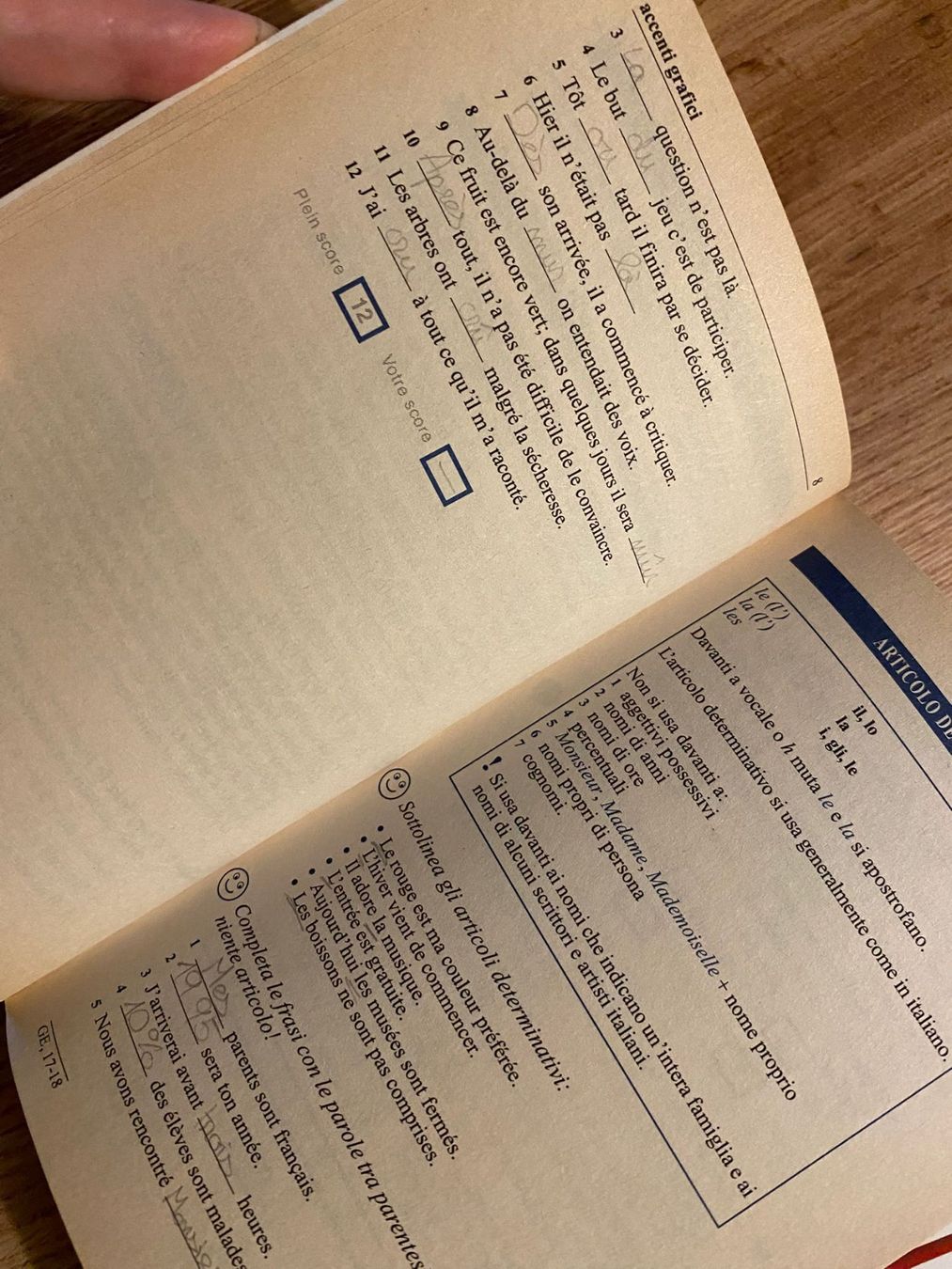 Libri: Libri di esercizi di francese e inglese – Usato da Uster venduto da faandrei 2