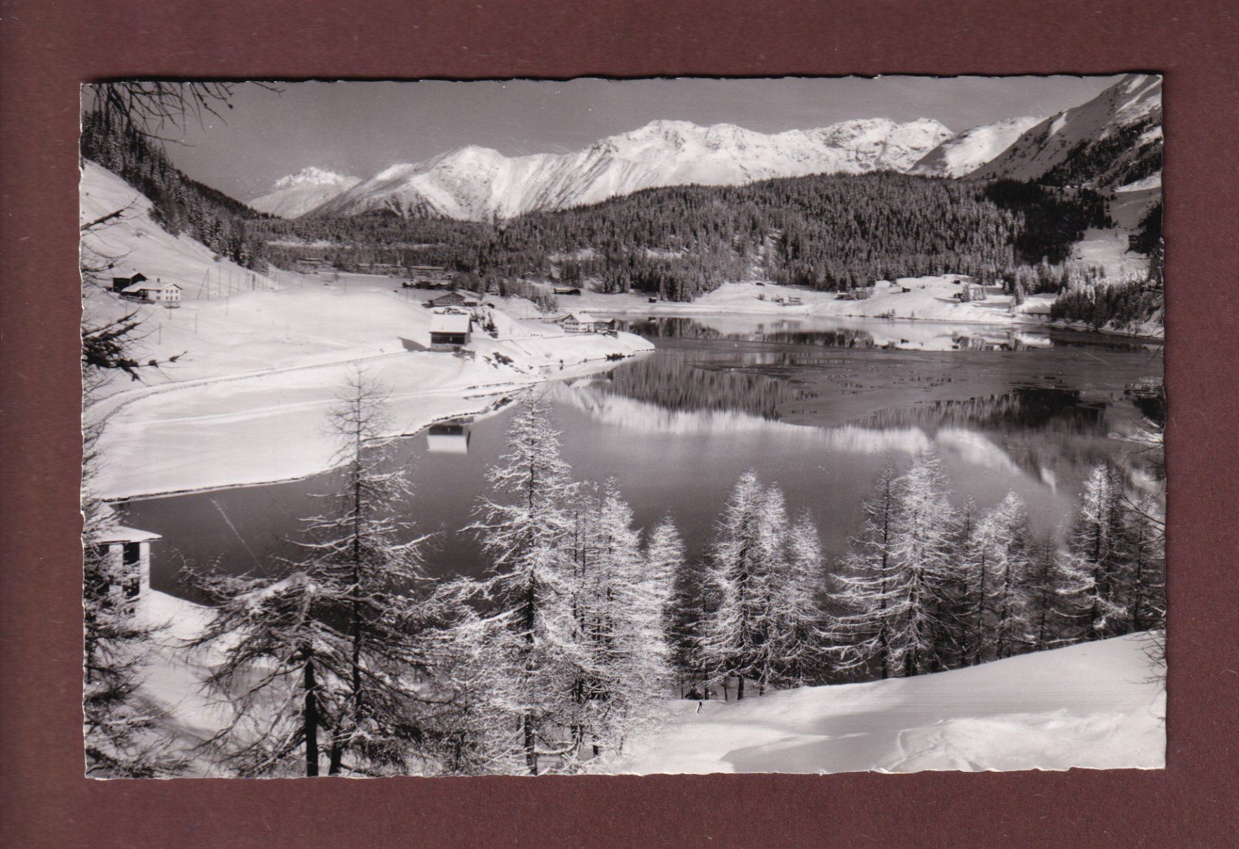 Cartes postales: DAVOS - Davosersee - 1955 – D'occasion à Pully par nicecards-shop