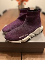 Balenciaga Lila Glitzer, Grösse 39