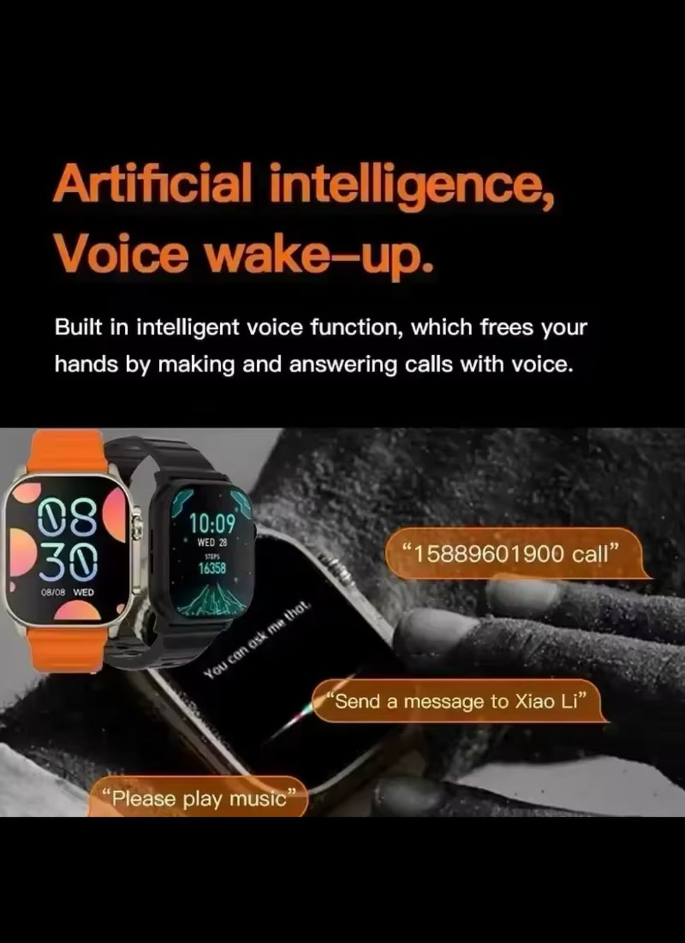 Smart Smartwatch: Smart Watch S100 Ultra 7 in 1 – Nuovo e nell'imballaggio originale da Marly venduto da Rage_ 4