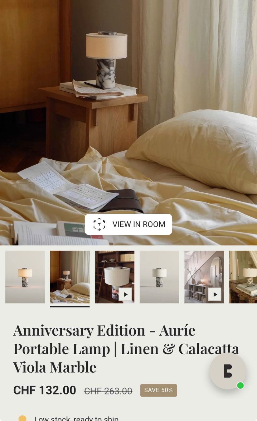 Lampes: Table Lamp Marble Design USB Charging 25cm Height – Neuf (Voir description) à Schlieren par dev_fg59 5