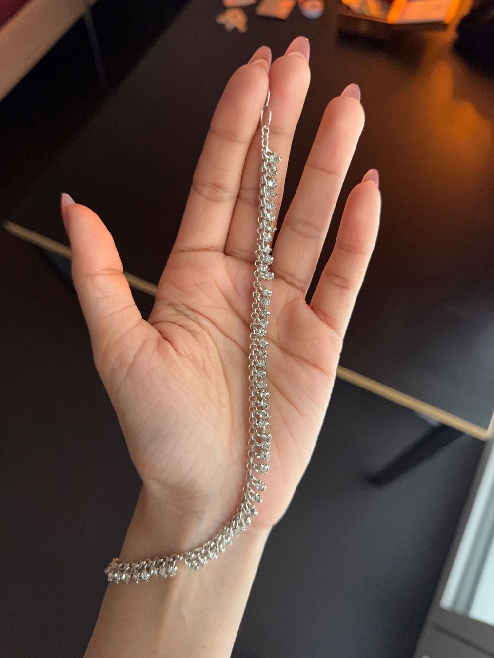 Bracciali & Braccialetti: silver anklets pack of 2 | Fußkettchen – Nuovo (secondo la descrizione) da Zürich venduto da hal_2yzx 1