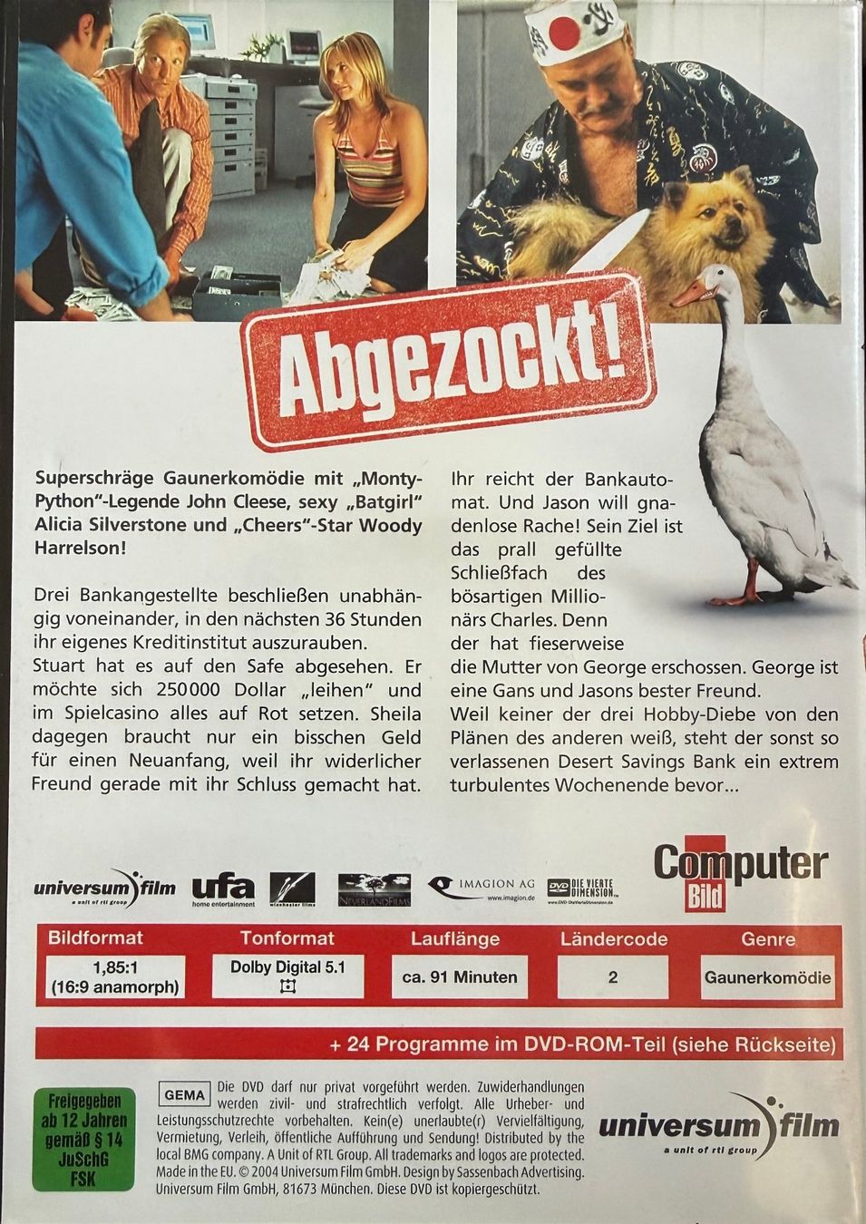 Tutti i DVDs: DVD - Abgezockt! – Usato da Zäziwil venduto da kreative-ideen 1