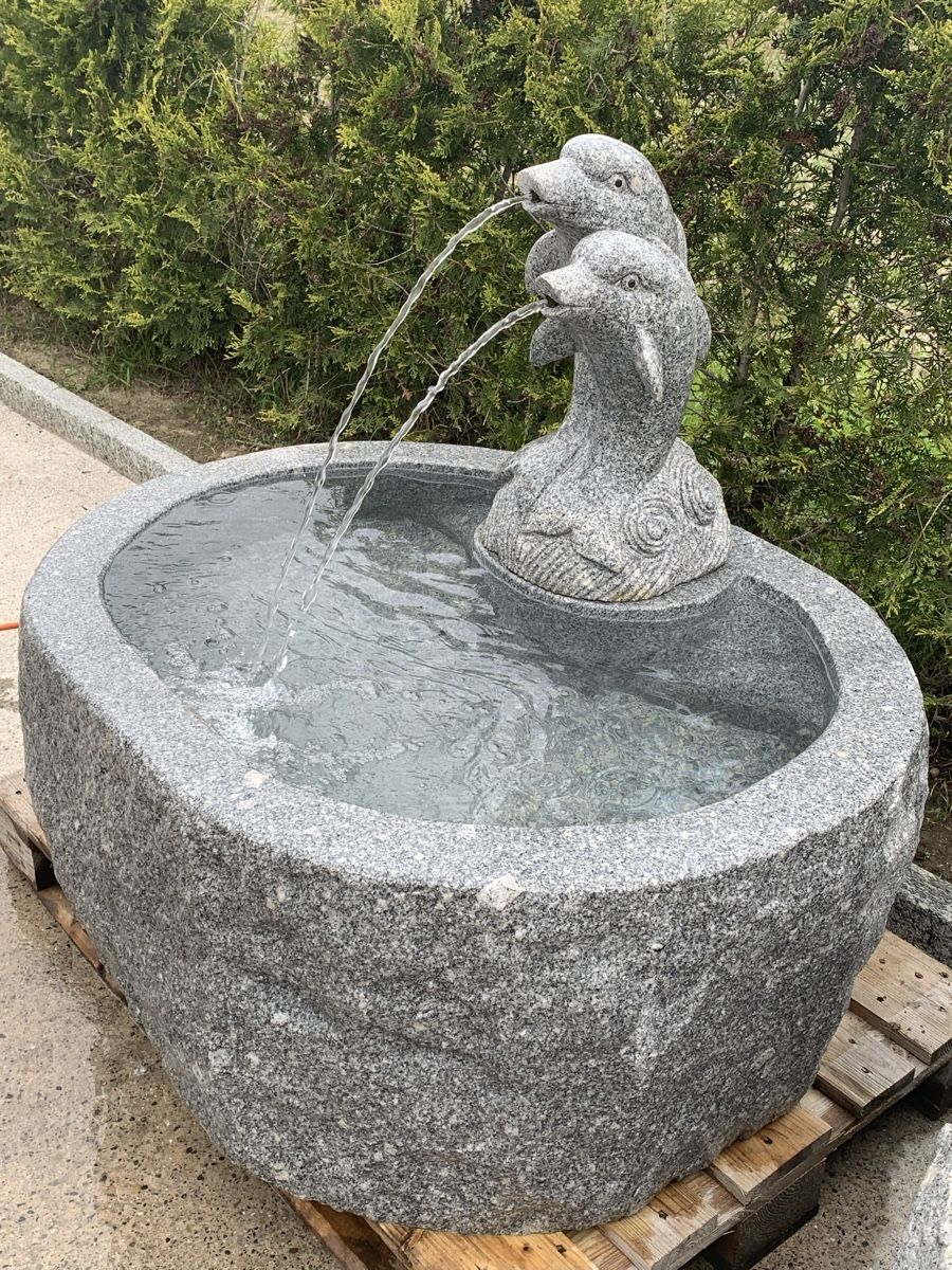 Stagni & Fontane ornamentali: Brunnen  Natursteinbrunnen - Granit – Usato da Kleindöttingen venduto da rennhard67