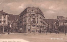 Biel Bienne BE // 1918 Tram Place Centrale Tram