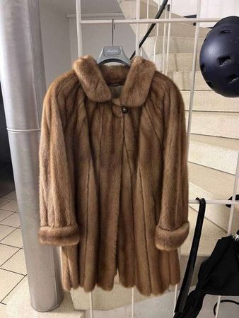 Mink fur jacket - Nerzpelzjacke - Damen - Mantel - braun