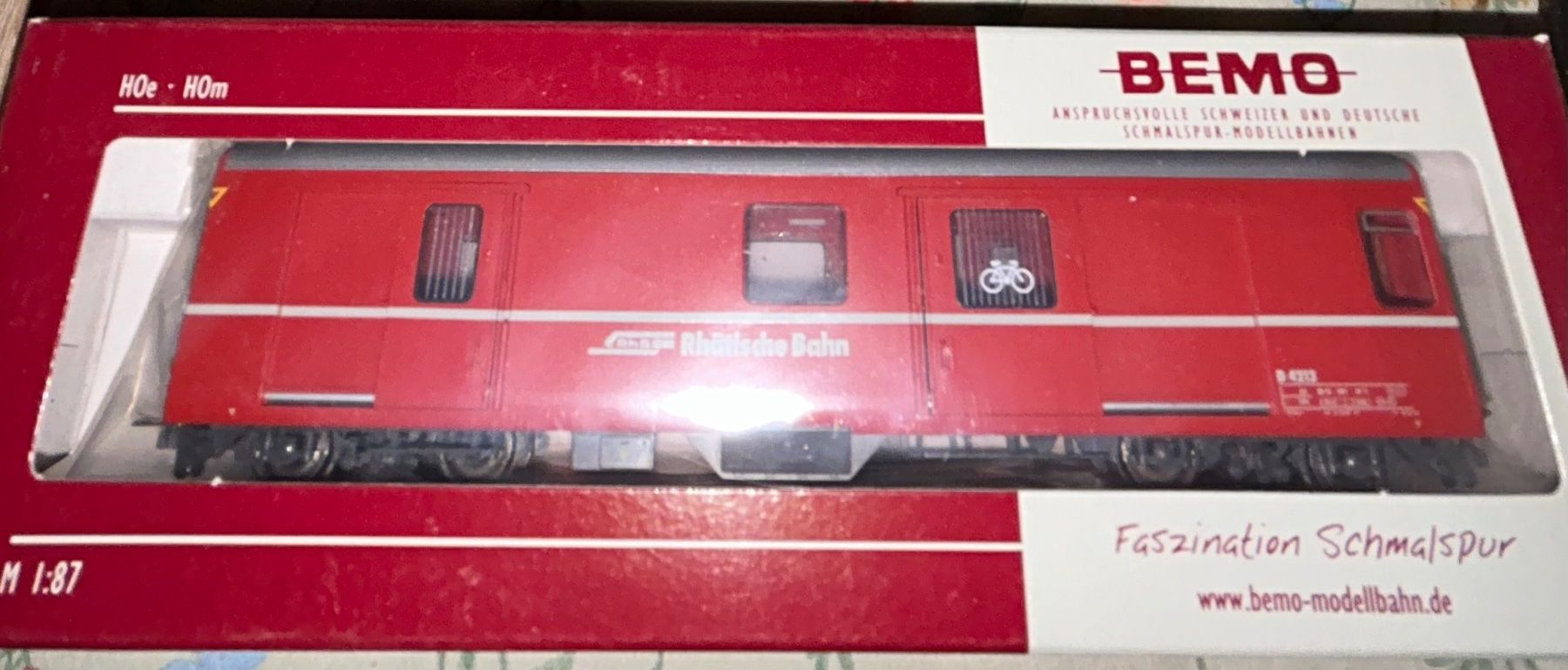 Bemo Trains électriques: H0m Bemo 3269/133 RhB D 4213 – Neuf (Voir description) à Belp par AEMA-Modellbau