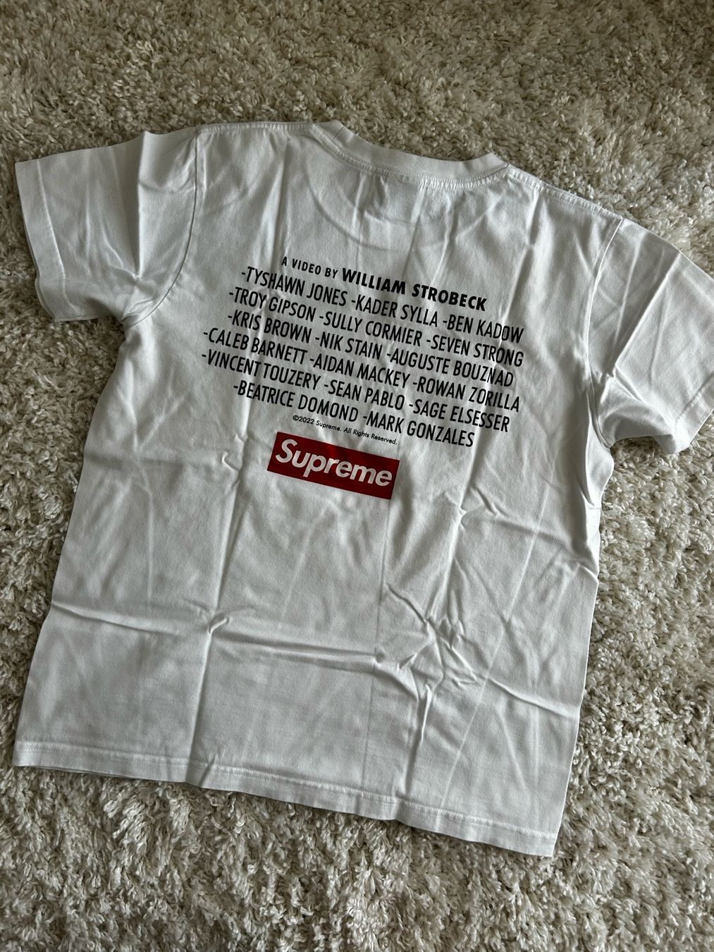 Supreme T-shirt: Supreme "Play Dead" T-Shirt White Red Size M – Nuovo (secondo la descrizione) da Minusio venduto da gthegoat 2