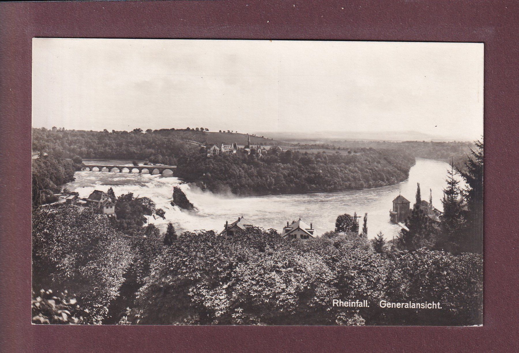 Cartes postales: RHEINFALL - Generalansicht – D'occasion à Pully par nicecards