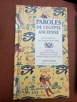 Paroles de l'Egypte ancienne  bon état