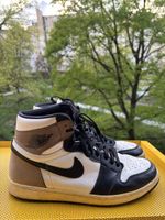 Air Jordan 1 High Retro – Black/White/Mocha | Size 45 (EU)