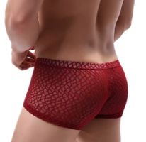 Rote, durchsichtige Herren-Boxershorts, Grösse L, Neu!