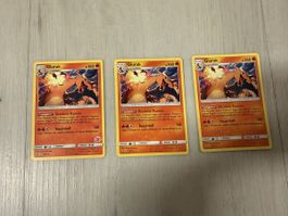 Pokémon Glurak 4/70 – 3x Rare Karte 