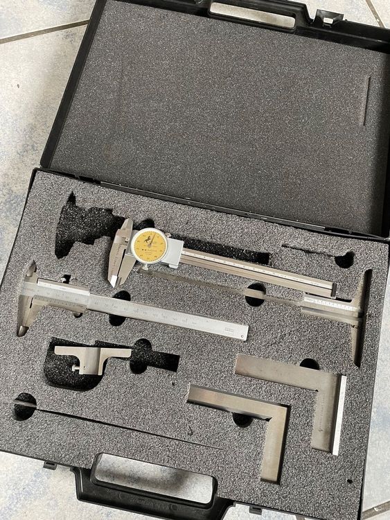 HanOaki Tiefenbasis Für Messschieber - T-Bar Aufsatz Aus Edelstahl Für Präzise Tiefenmessungen