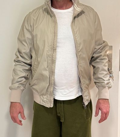 leichte Jacke von PLAYLIFE, GR L, hellbraun / beige