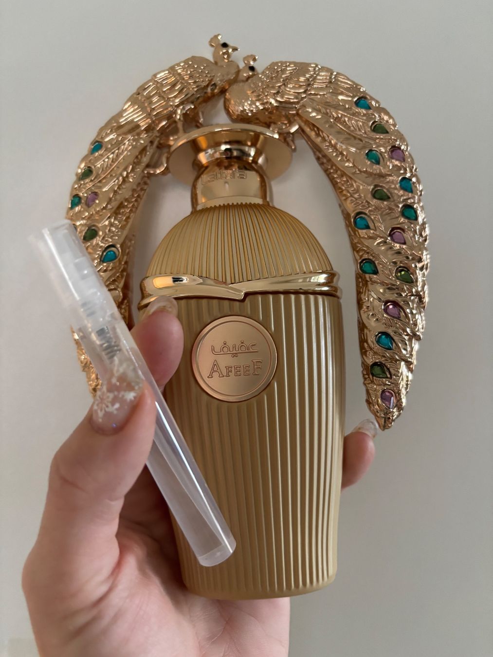 Lattafa Profumi & Eau de Toilette: LATTAFA AFEEF EDP 5ML ABFÜLLUNG – Nuovo e nell'imballaggio originale da Zürich venduto da deruja