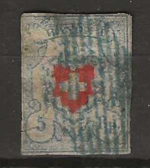 Tous les timbres: CH017II - Rayon 17II obl. – D'occasion à Trélex par Phil_Albert