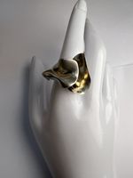 Bague Argent 925 Design Abstrait vintage