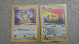 Mauzi & Snobilikat (Persian) 1. Edition - Pokemon Karten